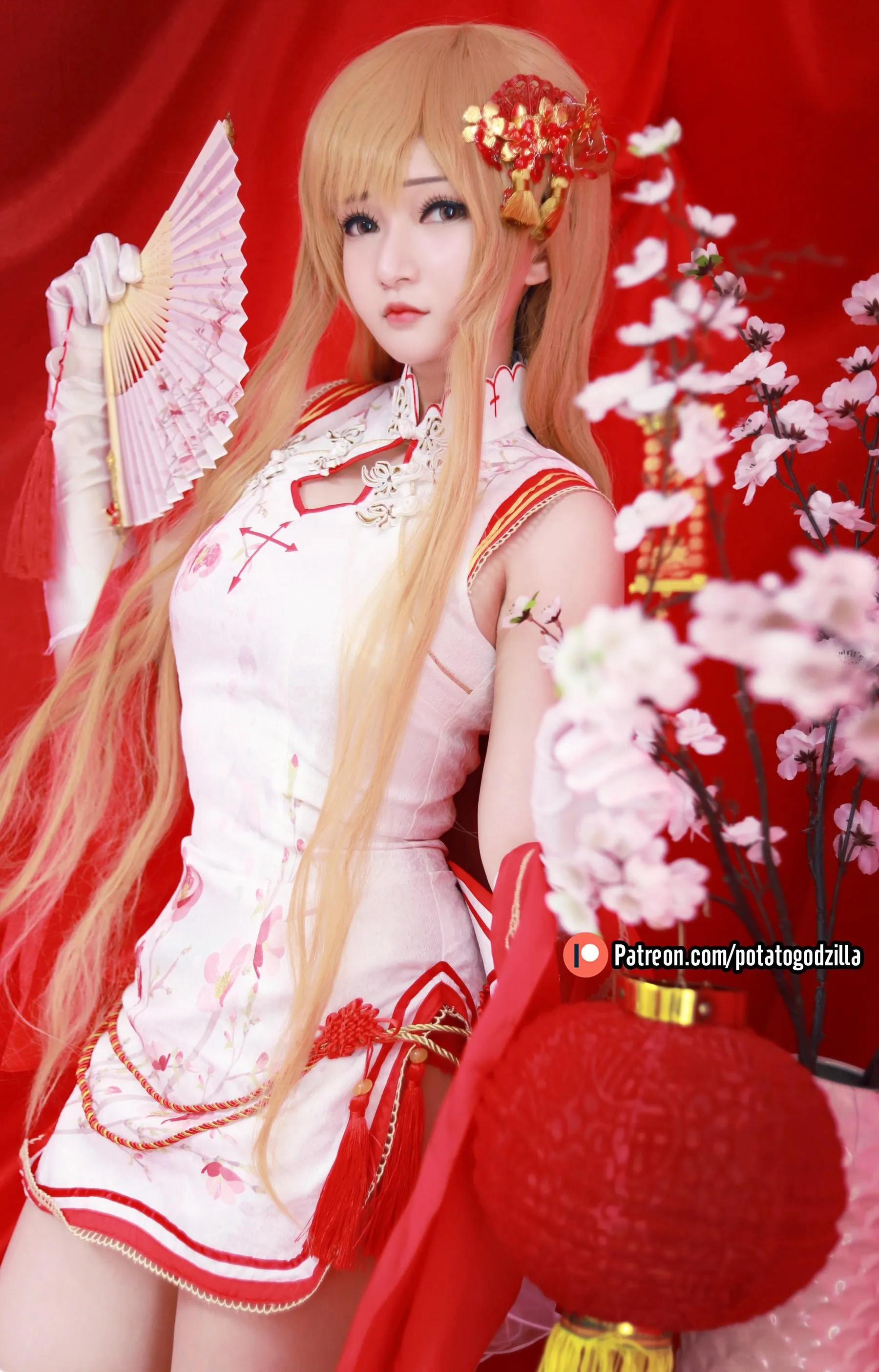 Potato Godzilla – NO.73 Asuna Yuuki Qipao [53P]插图5